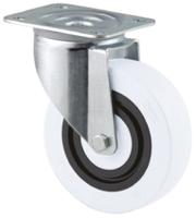 3470hur100p62-white Tente Swivel Castor Wheel, 160kg Capacity, 100mm Wheel