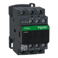 lc1d18n7 Schneider Electric Tesys D LC1D 3 Pole Contactor, 3NO, 18 A, 9 kW, 415 V ac Coil