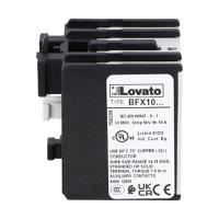 bfx1022 Lovato Auxiliary Contact Block, 4 Contact, 2NC + 2NO, Snap-On BFX10