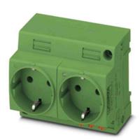 0804050 Phoenix Contact German Mains Sockets, 16A, DIN Rail, 250 V
