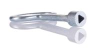 2545000 Rittal SZ Series 7mm Triangular Key For Use With 7 mm Triangular Lock
