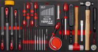 255-5038 RS PRO 7 Drawer Steel Wheeled Tool Chest Tools Included