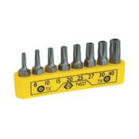 t4527 CK Torx Tamper Proof Bit Set 8 Pieces, Torx