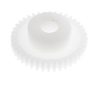 521-7118 RS PRO POM 40 Teeth Spur Gear, 0.5 Module, 5mm Bore Diam, 20mm Pitch Diam, 12mm Hub Diam