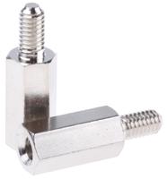 htsb-m4-15-7-2 Essentra Standoff, M4 Thread, 15mm Body, Brass, Male/Female
