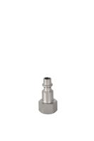 325-537 RS PRO Brass, Steel Male Pneumatic Quick Connect Coupling, 3/8 in BSP Female Threaded