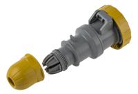 3181640 Scame IP66, IP67 Yellow Cable Mount 2P + E Industrial Power Socket, Rated At 16A, 110 V