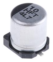 eeeft1h100ar Panasonic 10μF Aluminium Electrolytic Capacitor 50V dc, Surface Mount - EEEFT1H100AR