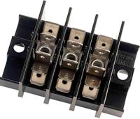 307pc03we42 WECO Barrier Strip, 3 Contact, 11 Pitch, 6 Row, 25A, 400 V