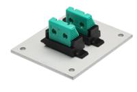 106-660 RS PRO Miniature Size Thermocouple Connector Panel for Use with Thermocouple K, RoHS Standard