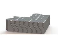 410-0016-2250-10000 TE Connectivity Silicone Shielding Sheet, 1m x 225mm x 1.6mm