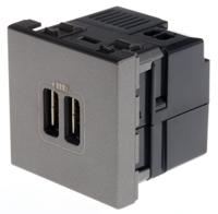 5-725-78 Legrand Arteor 1 Gang USB Socket, 2.4A, Indoor Use