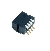 chp-041tb Nidec Components 4 Way PCB Piano Dip Switch 4PST, Piano Actuator