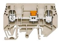 1934810000 Weidmuller W Series Brown Disconnect Terminal Block, Single-Level, Screw Termination