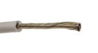 391245-wh005 Alpha Wire Hook-up Wire Silicone Series White 3.3 mm² Hook Up Wire, 12 AWG, 65/0.25 mm, 30m, Silicone Rubber