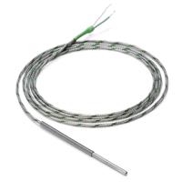 e52-elp6-50-2-a Omron PT100 RTD Sensor, 6mm Dia, 50mm Long, 3 Wire, +400°C Max