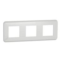 nu400618 Schneider Electric White 3 Gang Cover