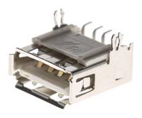 87583-2010blf Amphenol Communications Solutions Right Angle, SMT, Socket- Single Port Type A 2.0 USB Connector