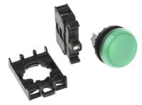78639218-m22-l-gm22-am22-led-g Eaton, RMQ Titan M22, Flush Mount, Rear, Surface Mount Green LED Indicator, 22mm Cutout, IP69K, Round, 12 → 30V