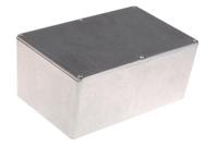 1590we Hammond 1590 Series Natural Die Cast Aluminium Enclosure, IP65, Natural Lid, 188 x 120 x 80.291mm