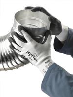 11724060 Ansell HyFlex 11-724 Grey High Performance Polyethylene, Nylon, Spandex Work Gloves, Size 6, Polyurethane Coating