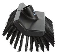 70479 Vikan Medium Bristle Black Scrubbing Brush, 41mm bristle length, Polyester bristle material