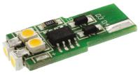 lefw-m12 JKL Components White LED Indicator Lamp, 12V, Flat Wedge Base
