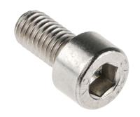 304-4586 RS PRO Stainless Steel Hex Socket Cap Screw, DIN 912, M5 x 10mm
