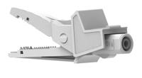 5004lm-iec-g Electro PJP Alligator Clip, Nickel-Plated Steel Contact, 20A, Grey