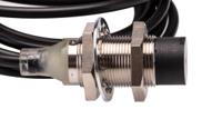 e2b-m18kn16-wp-b2-2m Omron Inductive Threaded Barrel Proximity Sensor, M18, 16 mm Detection, PNP NC, 12 → 24 V dc