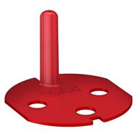 alb45290 Schneider Electric Red 1 Gang Insert Plate