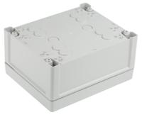 ta-201610-enclosure Fibox TEMPO Series Grey ABS Enclosure, IP65, Grey Lid, 201.2 x 163.2 x 98.4mm