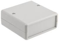 1593kgy Hammond 1593 Series Grey ABS Handheld Enclosure, IP54, 65 x 65 x 28mm