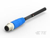 t4161110008-005 TE Connectivity Male 8 way M12 to 8 way Sensor Actuator Cable, 5000 mm