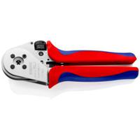 97-52-65 Knipex 97 Hand Ratcheting Four-Mandrel Crimping Pliers for Turned Contacts, 0,14 → 6mm² Wire