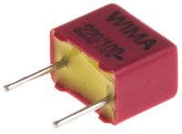 fkp22201005 WIMA FKP2 Polypropylene Film Capacitor, 63 V ac, 100 V dc, ±5%, 220pF, Through Hole