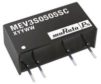 mev3s0505sc Murata Power Solutions MEV3 DC-DC Converter, 5V dc/ 600mA Output, 4.5 → 5.5 V dc Input, 3W, Through Hole, +85°C