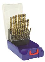 11455070017 Tivoly 25-Piece for Stainless Steel, 13mm Max, 1mm Min, HSS Bits
