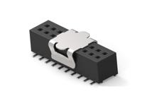 1mm-r-d10-vs-00-f-trp TE Connectivity 1MM-R Series Vertical Board Mount PCB Socket, 20-Contact, 2-Row, 1mm Pitch, Surface Mount Termination