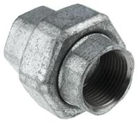 770340105 Georg Fischer Black Oxide Malleable Iron Fitting Taper Seat Union, Female BSPP 3/4in to Female BSPP 3/4in