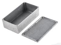 rtm500515-nat CAMDENBOSS 5000 Series Grey Die Cast Aluminium Enclosure, IP54, Grey Lid, 152 x 82 x 50mm