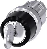 3su1050-4bn01-0aa0 Siemens SIRIUS ACT 3SU10 3-position Key Switch Head, Left Latching Right Momentary, 22mm Cutout