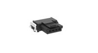 364485-364485-e ERNI SMC Series Right Angle Surface Mount PCB Socket, 4-Contact, 1-Row, 1.27mm Pitch