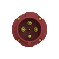 2cma166752r1000 Amphenol Industrial, 2CMA1 IP44 Red 3P+E Industrial Power Plug, Rated At 63A, 415 V