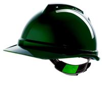 gv441-0000000-000 MSA Safety V-Gard 500 Green Safety Helmet, AdjustableVentilated