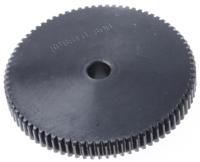 521-6389 RS PRO Steel 80 Teeth Spur Gear, 1 Module, 10mm Bore Diam, 80mm Pitch Diam, 40mm Hub Diam