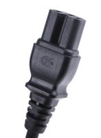 123-0947 RS PRO Straight IEC C15 Socket to Right Angle Type G UK Plug Power Cord, 2m