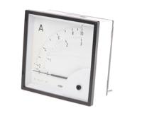 d96mis5a4-001 HOBUT D96SD Analogue Panel Ammeter FSD 0/5A Dual Scale 0/10A & 0/3A AC, 92mm x 92mm Moving Iron