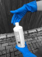 91-m Polyco Healthline Blue Nitrile Disposable Gloves, Size M, 24 per Pack