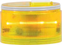 190-2821 RS PRO Yellow Multiple Effect Flashing Light Element, 24 V ac/dc, 240 V ac, LED Bulb, AC, DC, IP66